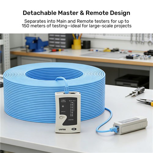 Unitek OT140AGY01 Cable Tester for RJ45 RJ11 Ethernet Cable Network LAN_4 - Theodist