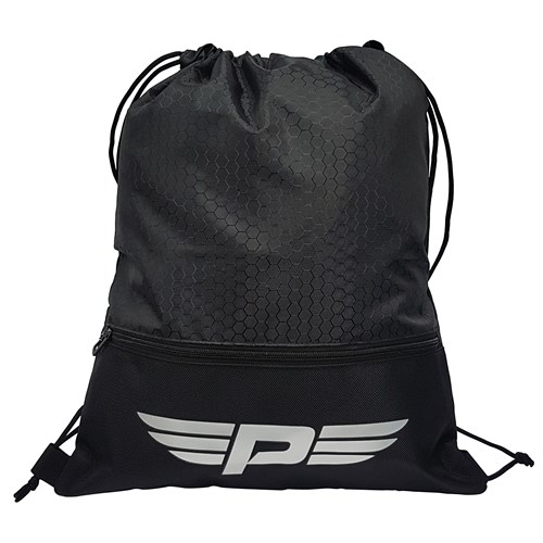 Pace P22 Drawstring Backpack Bag, Black - Theodist