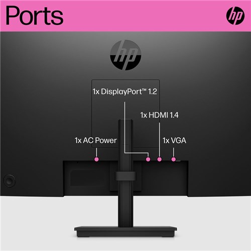 Hp P24h G5 23.8IN FHD 16:9 Monitor Tilt Display VGA+HDMI 64W34AA_2 - Theodist