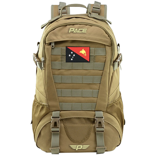 Pace P30517 Tactical Backpack, Khaki - Theodist