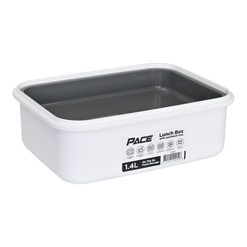 Pace P8121 Lunch Box with Sandwich Tray 1.4L On the Go Food Storage_2 - Theodist