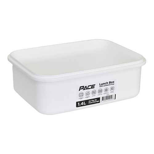 Pace P8121 Lunch Box with Sandwich Tray 1.4L On the Go Food Storage_3 - Theodist