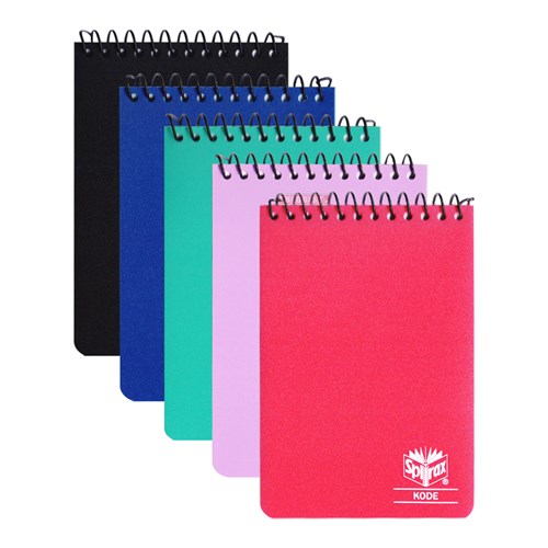 Spirax Kode P955 Pocket Notebook 5 Pack Assorted - Theodist