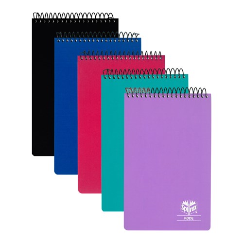 Spirax Kode P956 Reporter Notebooks 200 Page Assorted - Theodist