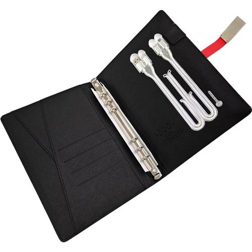 Theodist Notebook with Power Bank, Flash Drive & Wireless Charger PADFOLIO_2 - Theodist