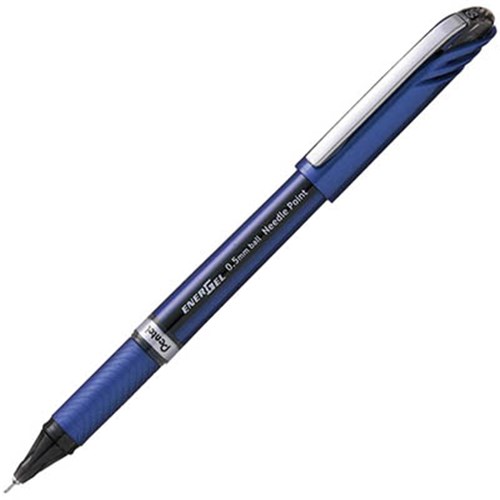Pentel PBLN25 EnerGel Needle Point Rollerball Pen 0.5mm_Black - Theodist