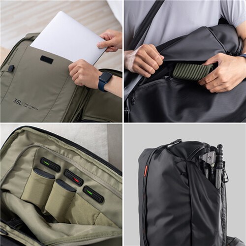 Pgytech P-CB-170 OneMo Travel Laptop Backpack 35L, Twilight Black, 6976100485938_9 - Theodist
