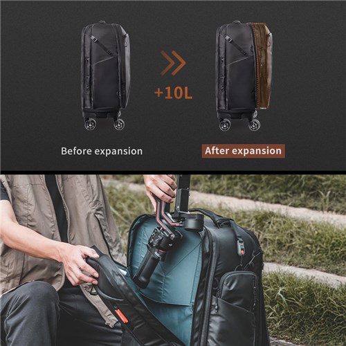 Pgytech PCB180 Camera Backpack Trolley Black_7 - Theodist