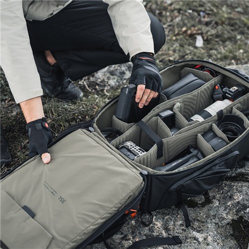 PGYTECH OnePro FOCUX 35L Camera Backpack, Space Black_1 - Theodist