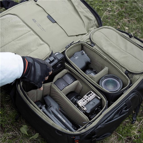 PGYTECH OnePro Flex 40L Camera Backpack Includes Camera Insert, Space Black_1 - Theodist