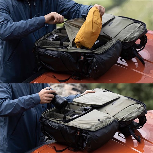 Pgytech P-CB-395 OnePro Flex 50L Camera Backpack Space Black + Camera Insert L 6976100486218_6 - Theodist
