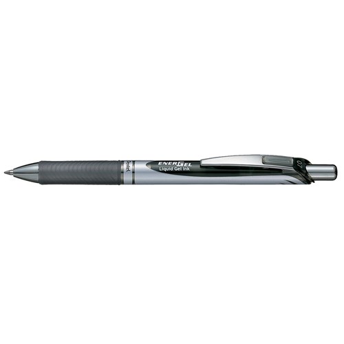 Pentel BL77 EnerGel Liguid Retractable Gel Ink Rollerball Pen 0.7mm_Black - Theodist