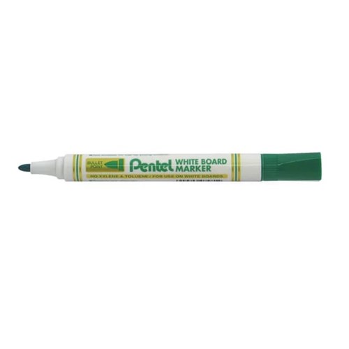 Pentel MW85 White Board Markers Bullet Point_GRN - Theodist