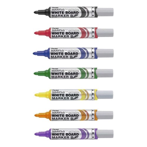 Pentel MWL5 Maxiflow Whiteboard Marker Bullet Point - Theodist