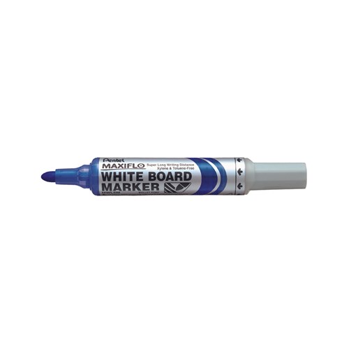 Pentel MWL5 Maxiflow Whiteboard Marker Bullet Point_Blue - Theodist