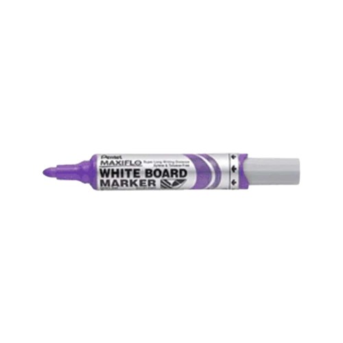 Pentel MWL5 Maxiflow Whiteboard Marker Bullet Point_Purple - Theodist