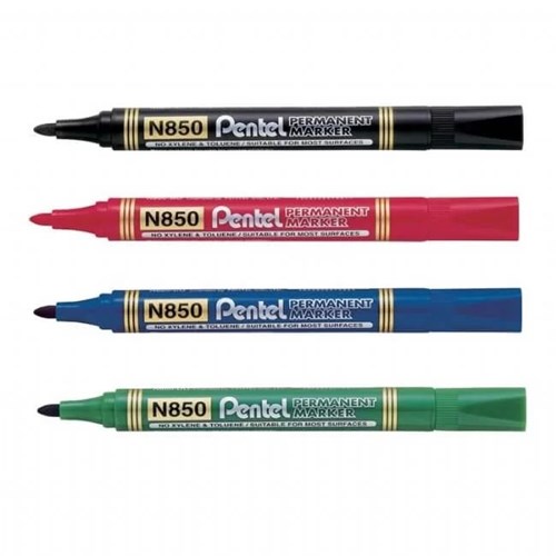 Pentel N850 Permanent Markers Bullet Point - Theodist