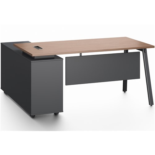 Cancun Series Executive Desk 1600Lx1450Wx750H_1 - Theodist