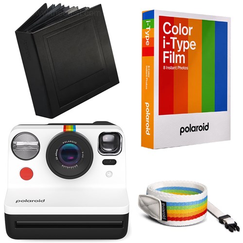 Polaroid Now Generation 2 Bundle 1 with Camera, Film, Strap & Photo Album 170552 - Theodist