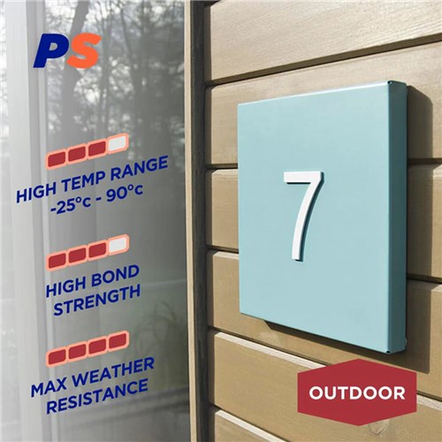 Permastik #123 Double Sided PE Foam Tape, Black Outdoor, 5m Length, 1mm Thick, 24mm Wide, Holds up to 15kg_3 - Theodist