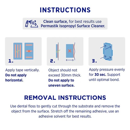 Permastik #125 Double Sided EVA Foam Tape, Indoor Mounting, 5m Length, 1.5mm Thick, 24mm Wide, Holds up to 10kg_14- Theodist