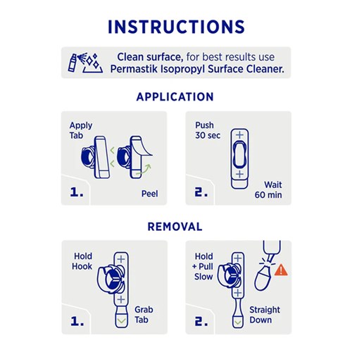 Permastik #177 Small Black Cable Clips, 12 Pack, Holds 300g Strong_5 - Theodist