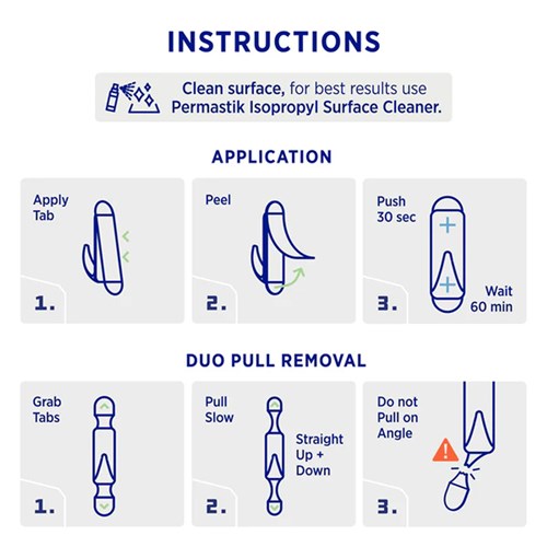 Permastik #190 Large Clear Refill Strips, 24 Strip, Holds 1kg Strong_5 - Theodist