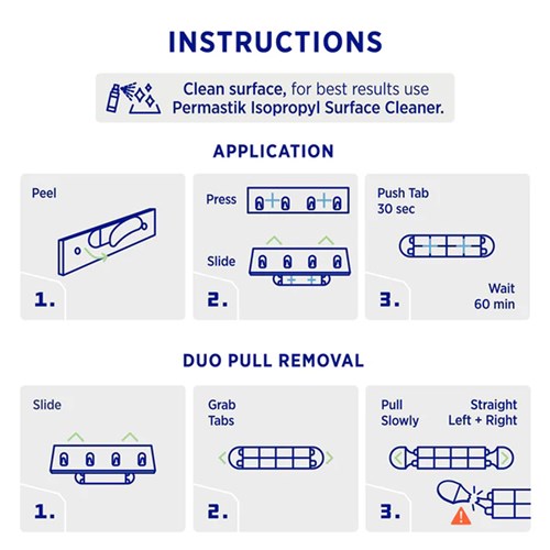 Permastik #2328 Modern Key Rack, 4 Hooks, 1 Strip, Holds 1kg Strong_5 - Theodist