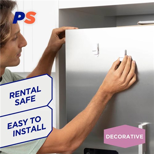 Permastik #7023 Spring Clips, 4 Clips, 4 Strips, Holds 500g Strong_2- Theodist