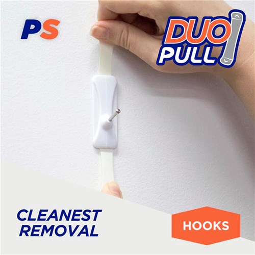 Permastik #835 Medium Cosmo Wire Hooks, 6 Hooks, 6 Strips, Holds 1kg Strong_13- Theodist