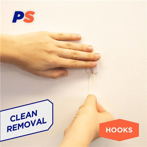 Permastik #856 Small Kitchen Hooks, 9 Hooks, 9 Strips, Holds 500g Strong_3 - Theodist