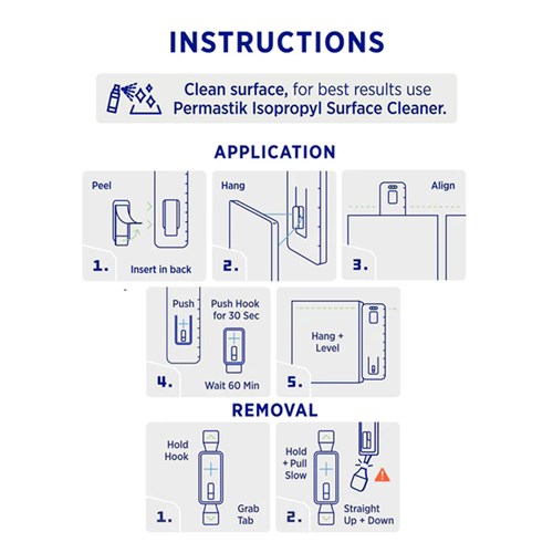Permastik #864 1 Picture Hanging Tool, 8 Picture Hooks, 8 Strips_5 - Theodist