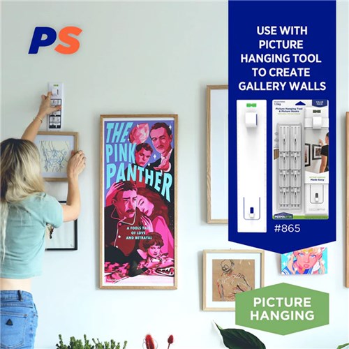 Permastik #864 1 Picture Hanging Tool, 8 Picture Hooks, 8 Strips_7 - Theodist
