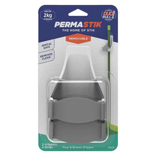 Permastik #908 Mop & Broom Gripper, Holds 2kg - Theodist