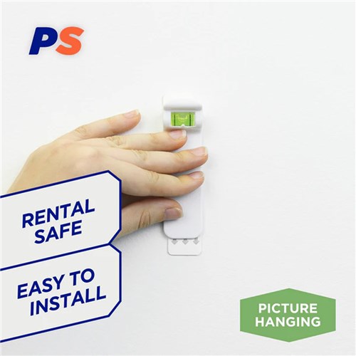 Permastik #914 Large Canvas Hangers, 4 Hooks, 4 Strips, Holds 1.5kg Strong_1 - Theodist