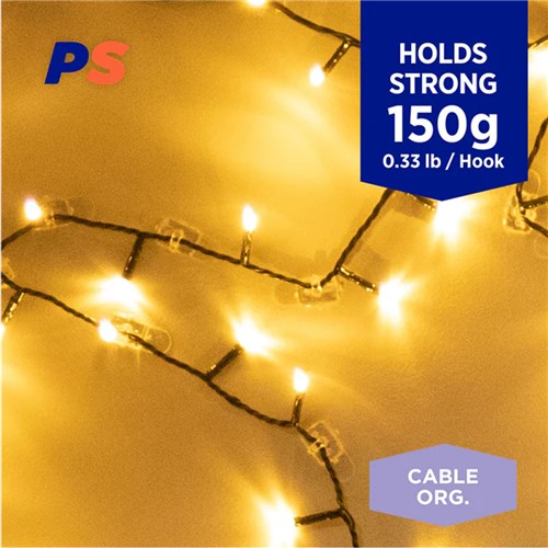 Permastik #917 Clear Wire Holders, 36 Hooks, Holds 150g Strong_1 - Theodist