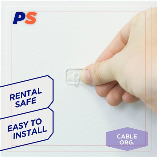 Permastik #917 Clear Wire Holders, 36 Hooks, Holds 150g Strong_2 - Theodist