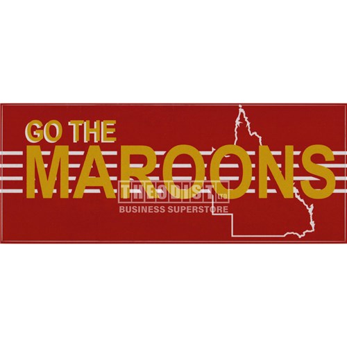 Go The MAROONS Sticker State of Origin QLD Queensland - Theodist