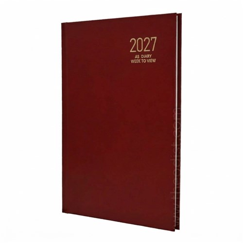 Regent REG381 2027 A5 Diary Black, Navy, Red Week to View_1 - Theodist