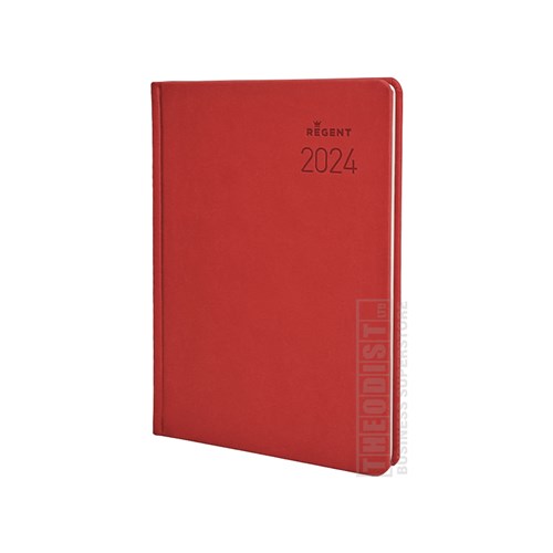Regent REG551ASSTD 2024 A5 Diary Day to Page_RED - Theodist