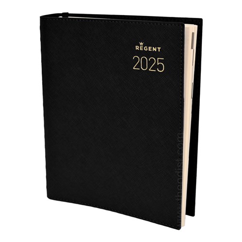 Regent REG651 2024 A5 Diary Day to Page_BLK - Theodist