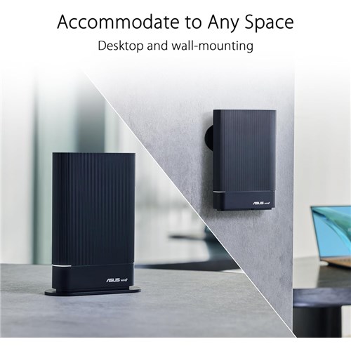 Asus RT-AX59U AX4200 DualBand Gigabit WiFi 6 AI Mesh Wall Mount Router_6 - Theodist