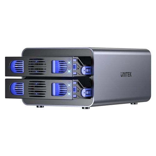Unitek S1308C01-AU USB-C to 2-Bay, SATA 2.5"/3.5" External HDD RAID Enclosure Docking Station_1 - Theodist