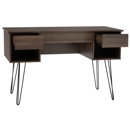 Samos Series Walnut Working Desk 1200Lx600Wx750H - Theodist