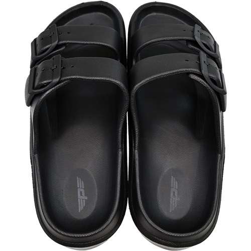 Pace Two-Strap Slide Sandals Black Size 10_2 - Theodist