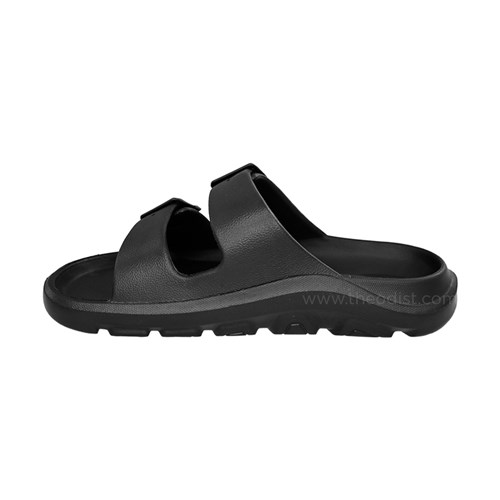 Pace Two-Strap Slide Sandals Black Size 6.5_4 - Theodist