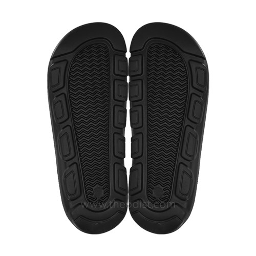 Pace Two-Strap Slide Sandals Black Size 6.5_5 - Theodist