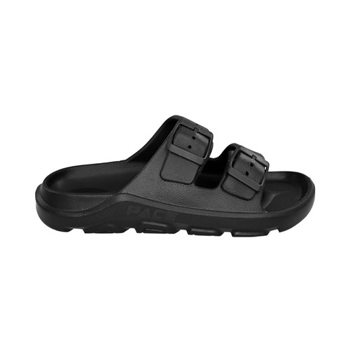 Pace Two-Strap Slide Sandals Black Size 6_3 - Theodist