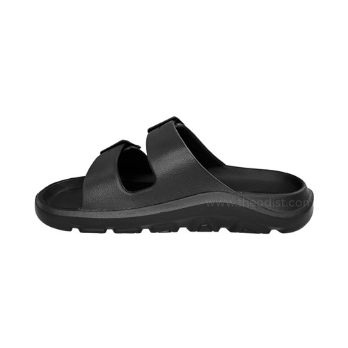 Pace Two-Strap Slide Sandals Black Size 6_4 - Theodist