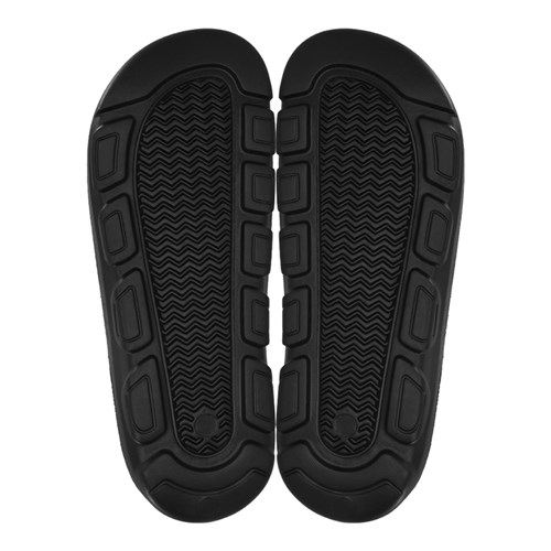 Pace Two-Strap Slide Sandals Black Size 8_5 - Theodist